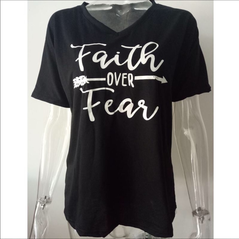 BRAND NEW faith over fear shirts - Picture 2 of 2